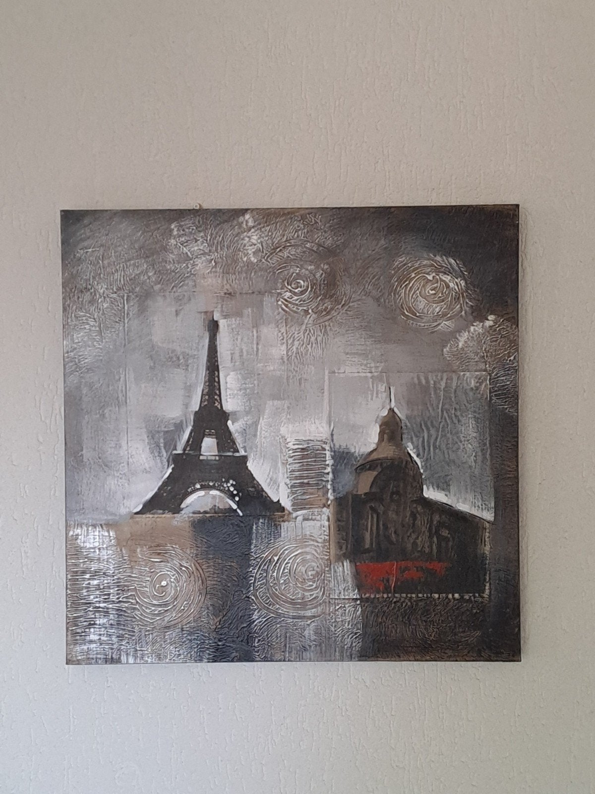Schilderij Parijs, Ophalen