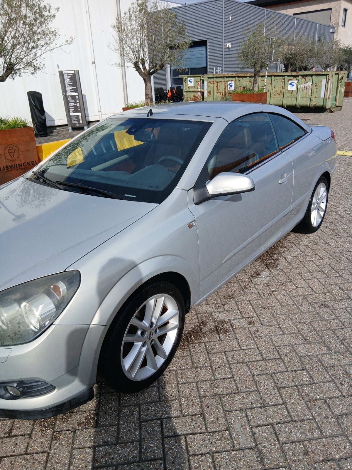 Opel Astra 1.6 16V Twintop 2006 Grijs, Auto's, Voorwielaandrijving, 745 kg, 4 cilinders, Cabriolet