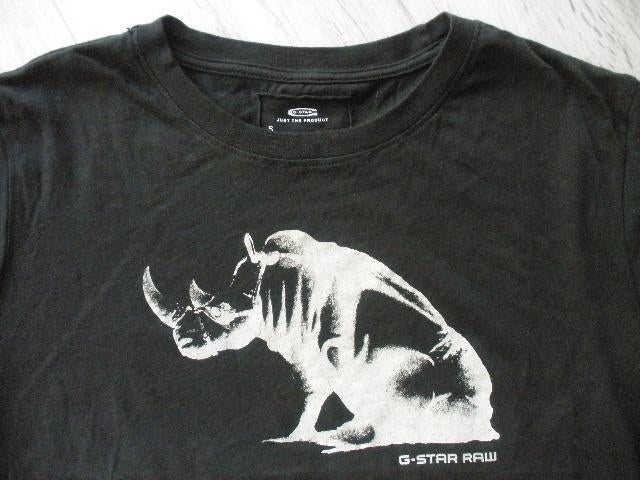 G-Star t- shirt donker bruin maat S, Kleding | Heren, T-shirts, Nieuw, Ophalen of Verzenden, Grijs, G-Star Raw