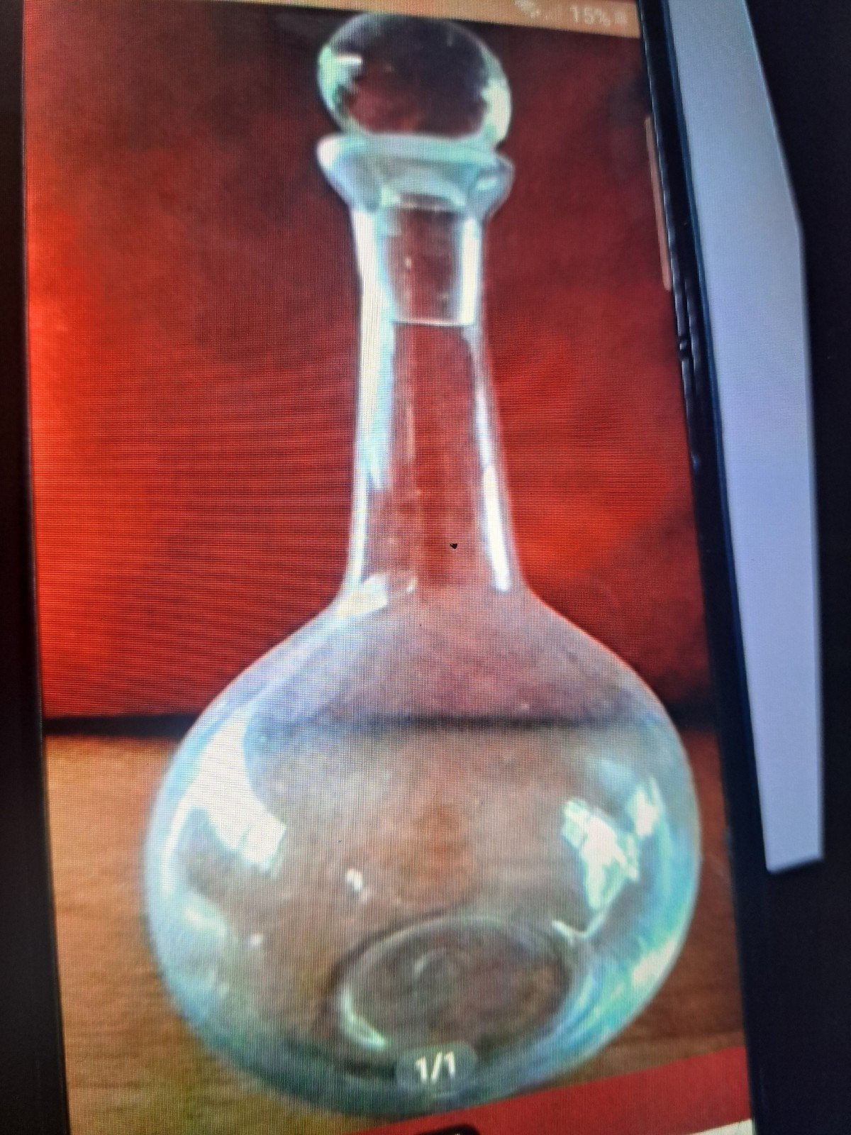 Glazen bol fles voor dranken/ sier, Ophalen of Verzenden