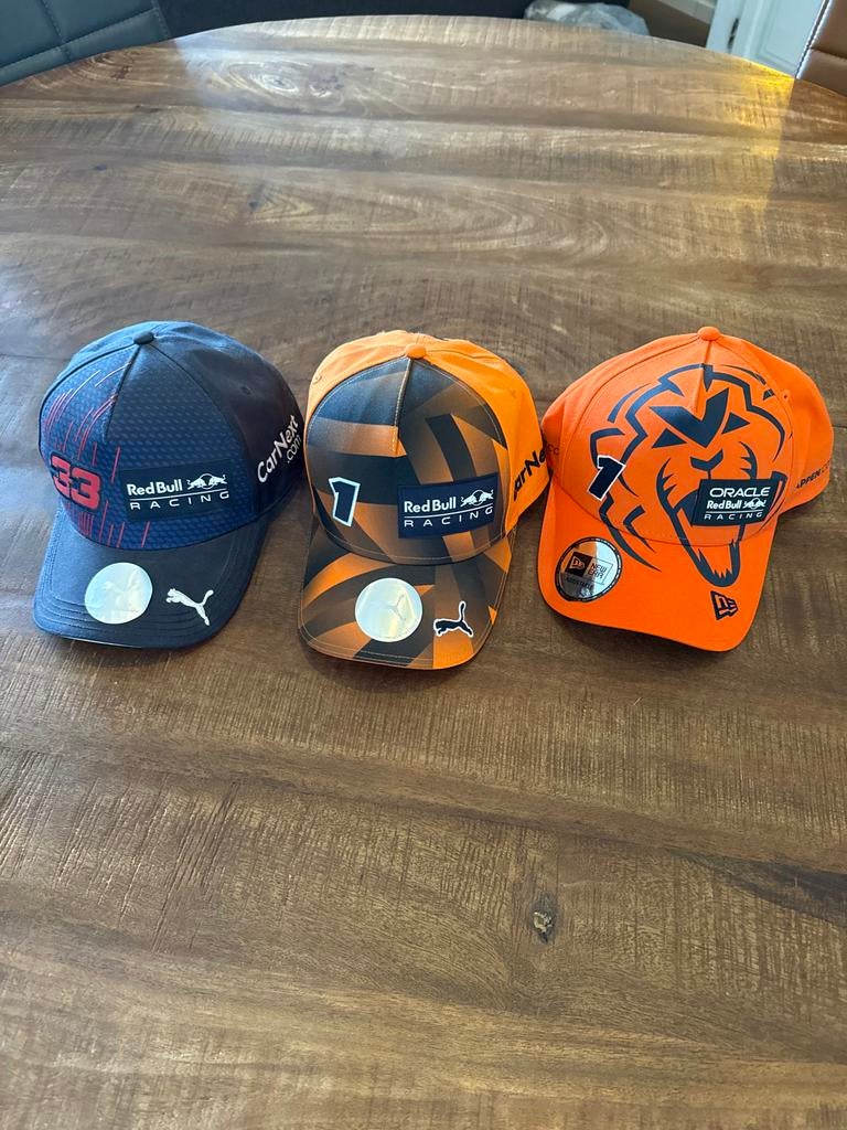 Red Bull Racing petten max verstappen, Kleding | Heren, Hoeden en Petten, Ophalen of Verzenden, Zo goed als nieuw, One size fits all