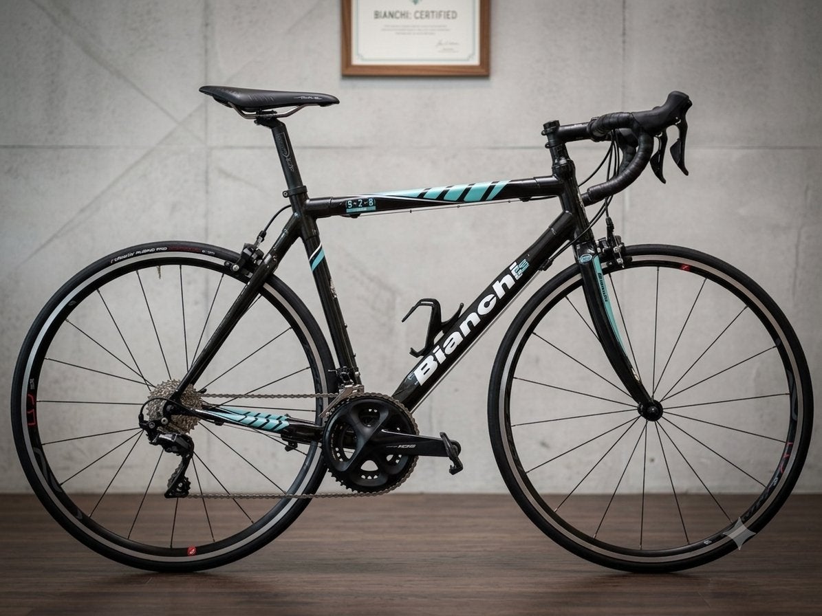 Unieke Bianchi 928 Carbon (57) - Bekend uit Fiets Magazine!, 28 inch, Carbon, Zo goed als nieuw, 57 tot 61 cm