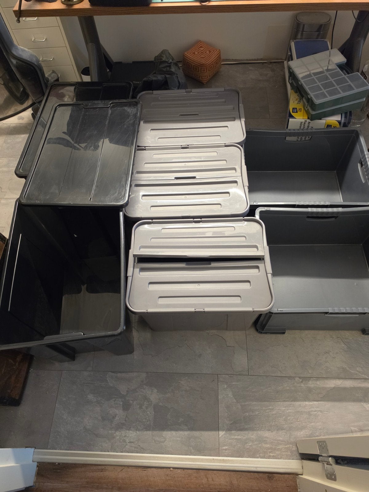GRATIS MOET NU WEG Diverse opbergboxen en kratten, Ophalen, Gebruikt, 40 tot 60 cm, Opvouwbaar