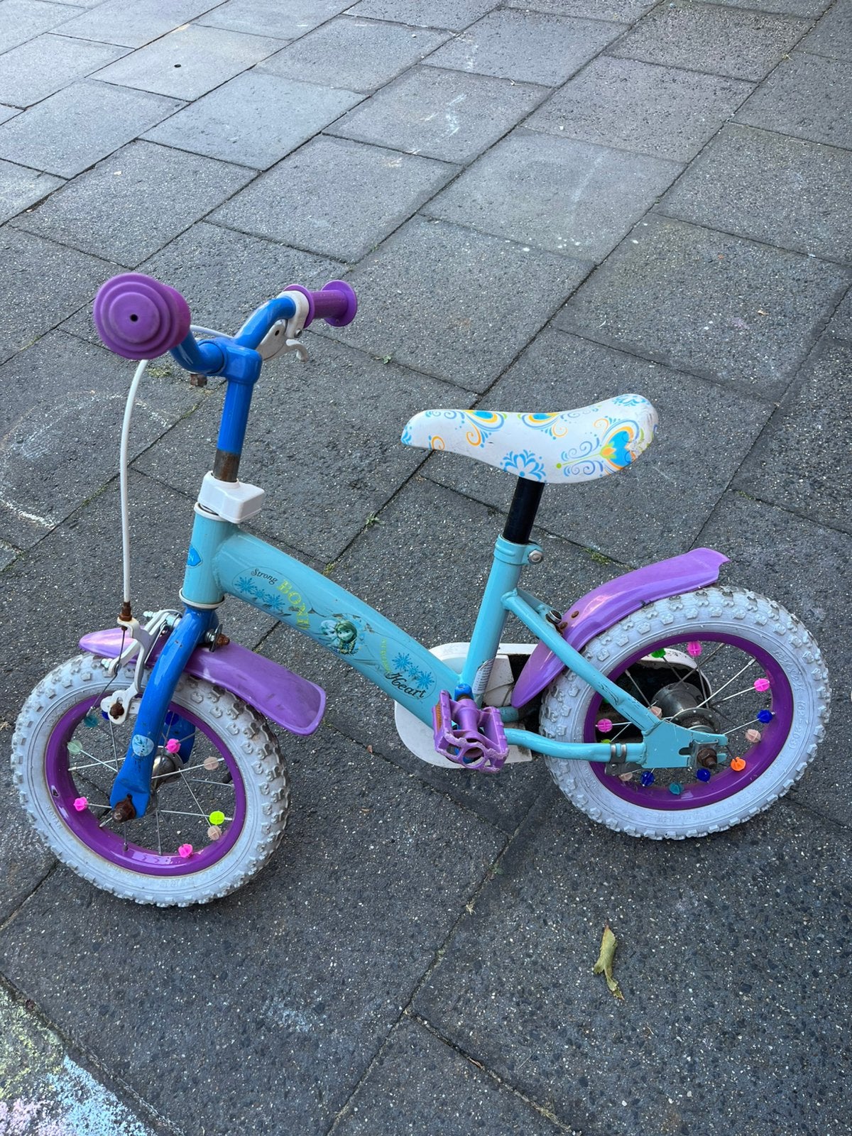 Meisjesfiets 12 inch, Ophalen, Gebruikt, Terugtraprem, Minder dan 16 inch