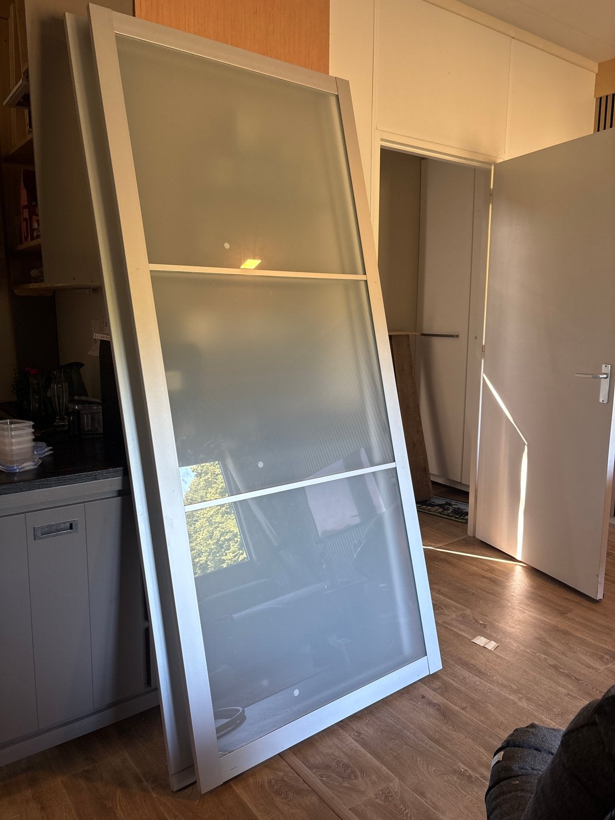PAX kast schuifdeuren inclusief rails, Ophalen, Gebruikt, 100 tot 150 cm, 200 cm of meer