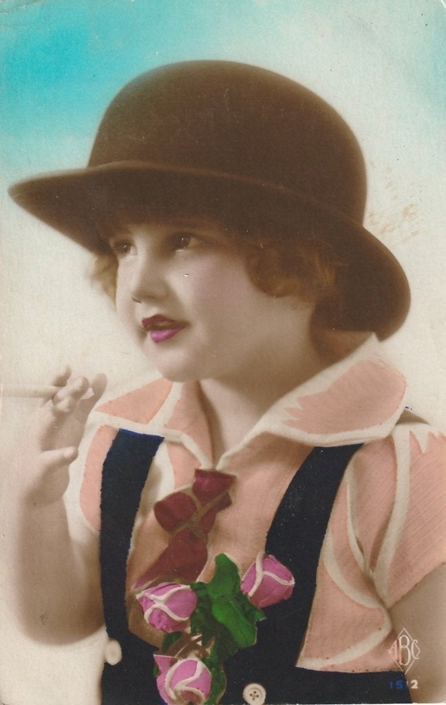 MEISJE VERZ MILITAIR UIT 1928 UIT ZEER MOOI OUDE KAART KO722, Ophalen of Verzenden, 1920 tot 1940, Gelopen, Overige thema's