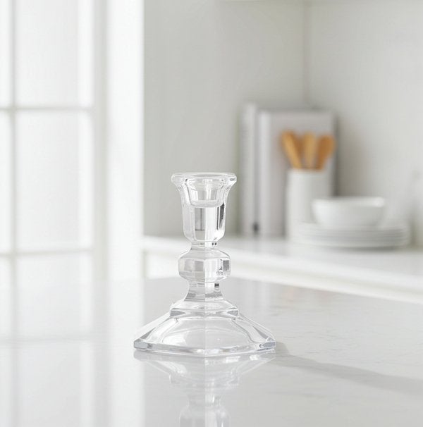 INN CRYSTAL kandelaar 24% led-kristallen, Verzenden, Kristal