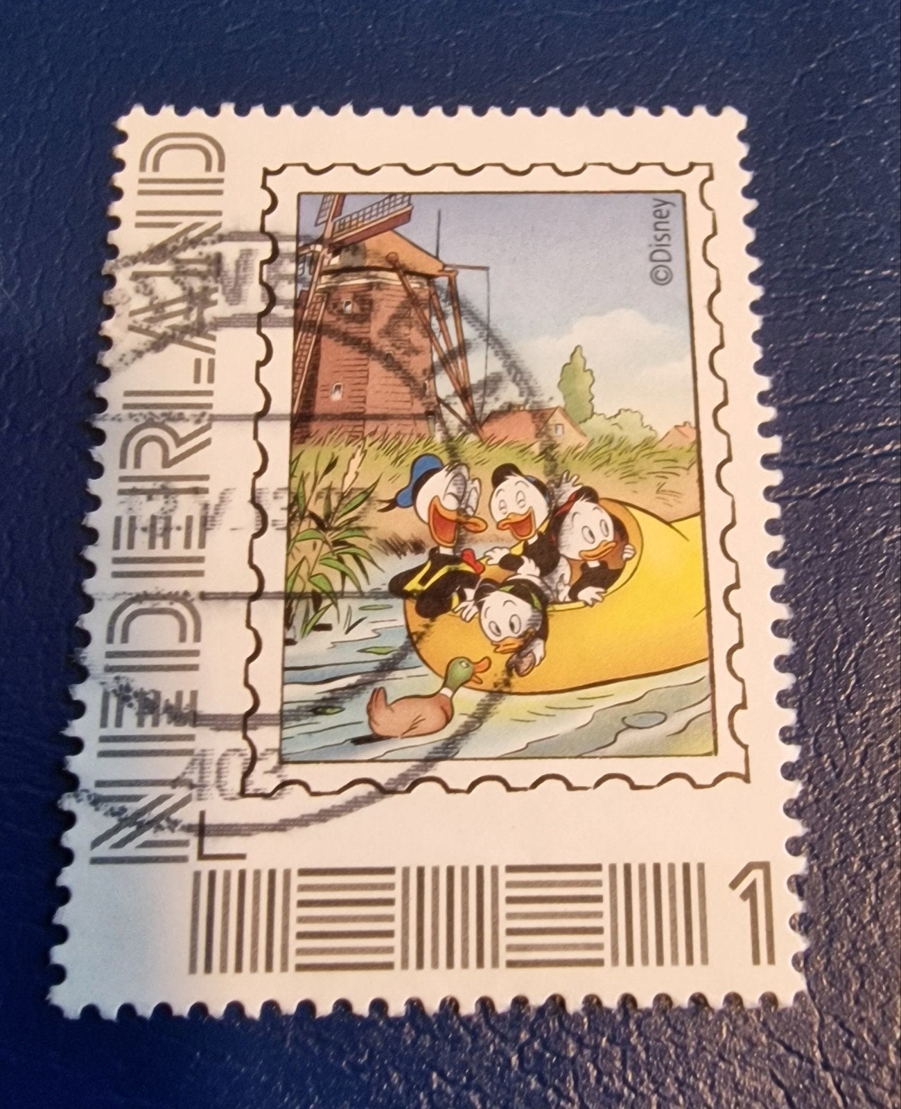 kv1321 Donald Duck persoonlijkevpostzegel- Gestempeld, Postzegels en Munten, Postzegels | Nederland, Ophalen of Verzenden, Na 1940