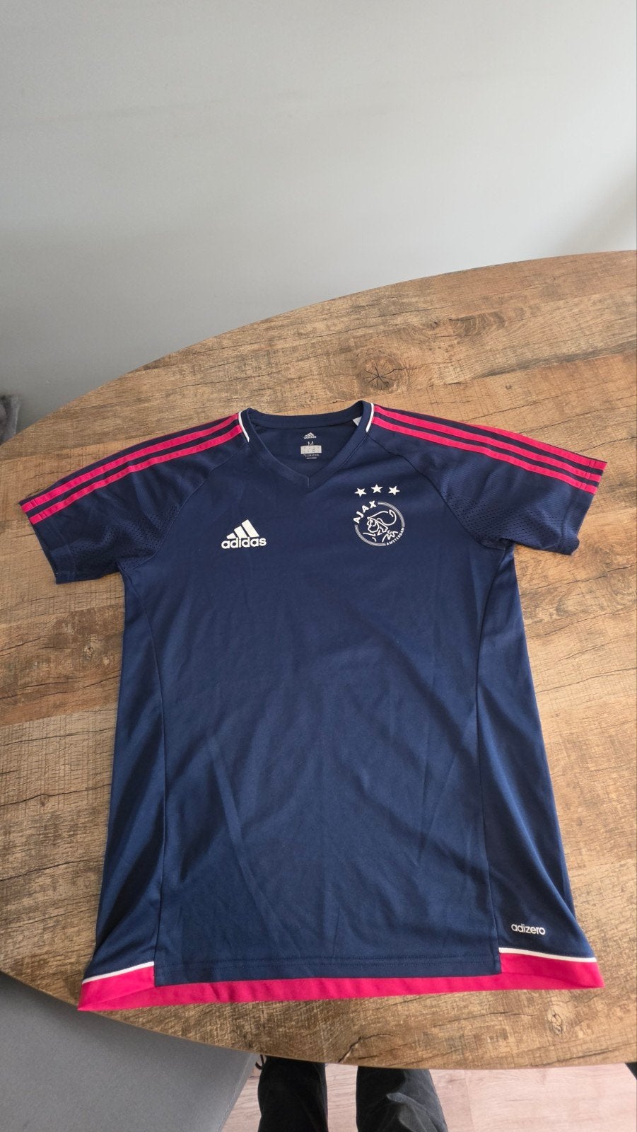 Ajax Adidas Trainingsshirt 2014/2015 - Maat M - Origineel, Maat M, Ophalen of Verzenden, Zo goed als nieuw, Shirt