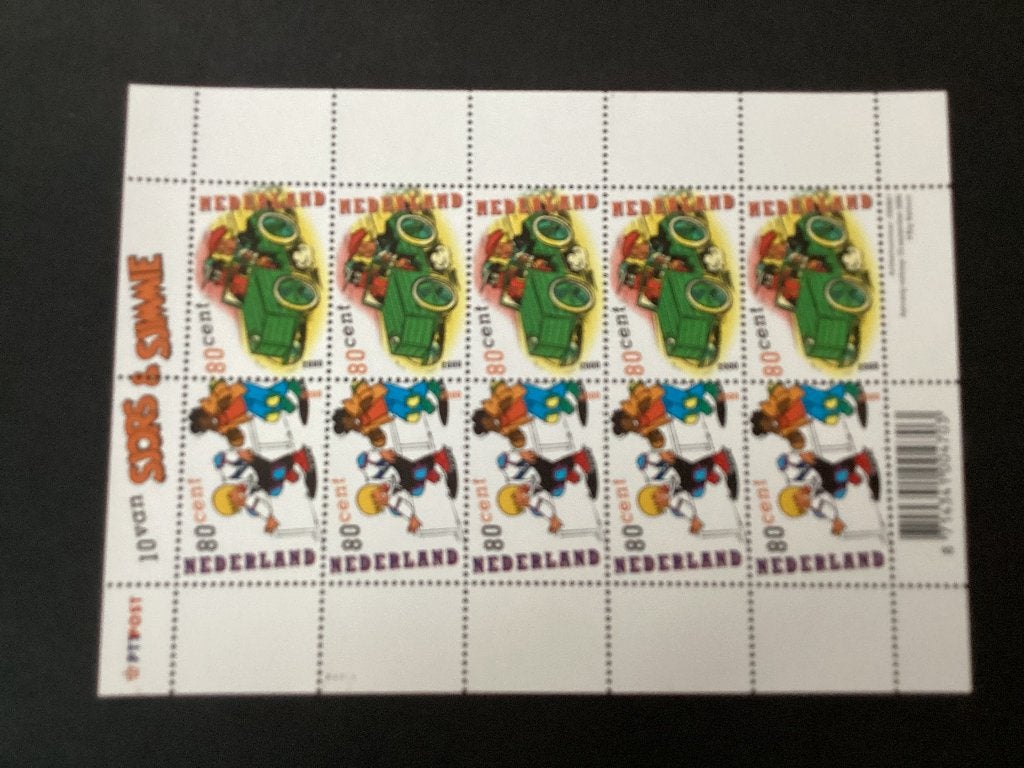 2000, Strippostzegels, 1919-1920, vel met 10 zegels, Verzenden, Na 1940, Postfris
