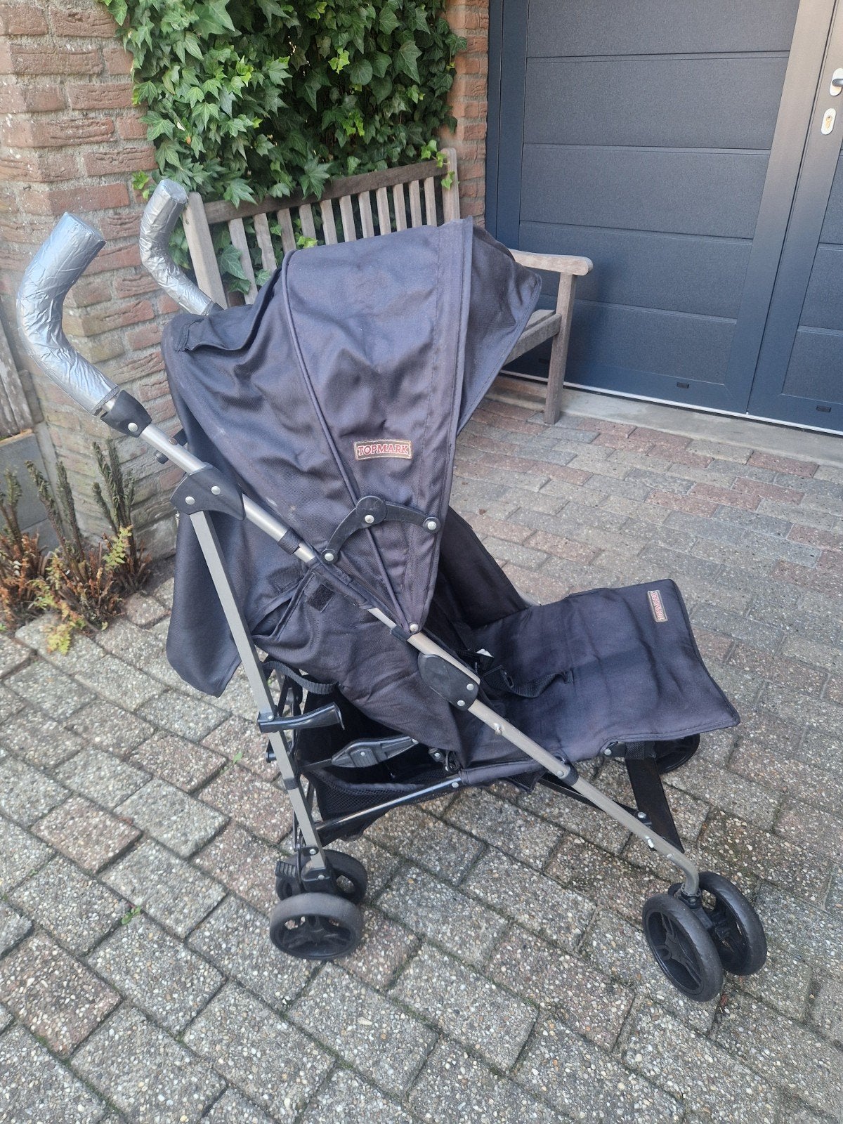 Zwarte Buggy IZGST, Kinderen en Baby's, Ophalen, Gebruikt, Overige merken, Verstelbare rugleuning