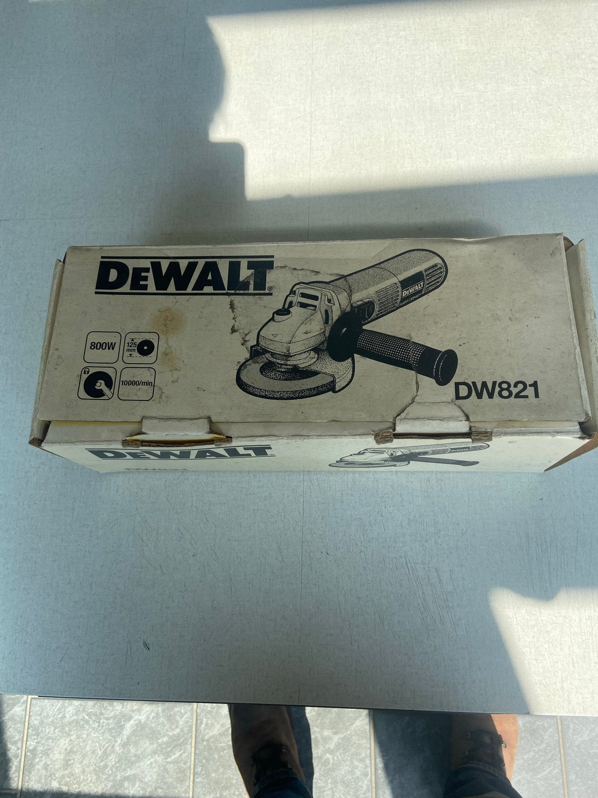 DeWalt DW821 Haakse Slijpmachine - 800W, 125mm, Ophalen of Verzenden, Nieuw, 700 tot 1000 watt, Haakse handslijpmachine