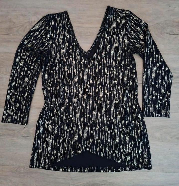 Nieuwe dames top van Object, mt XS, met gouddraadje, Zwart, Object, Nieuw, Ophalen of Verzenden