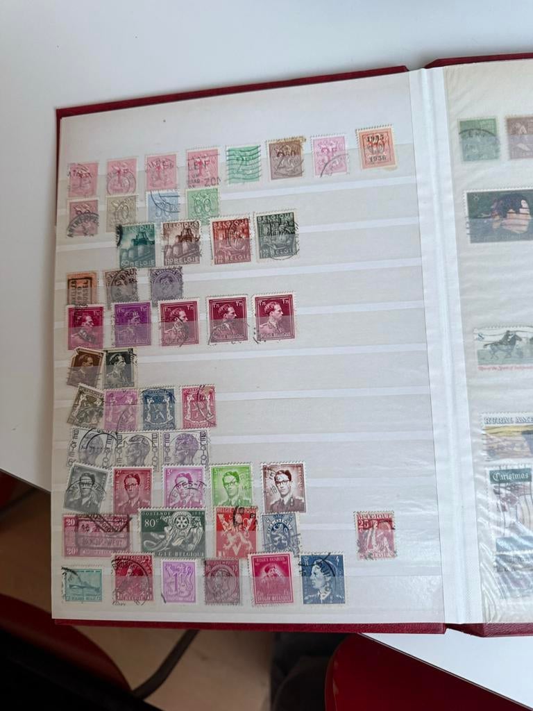 Verzameling postzegels België, Finland, Duitsland, Ophalen, Nederland