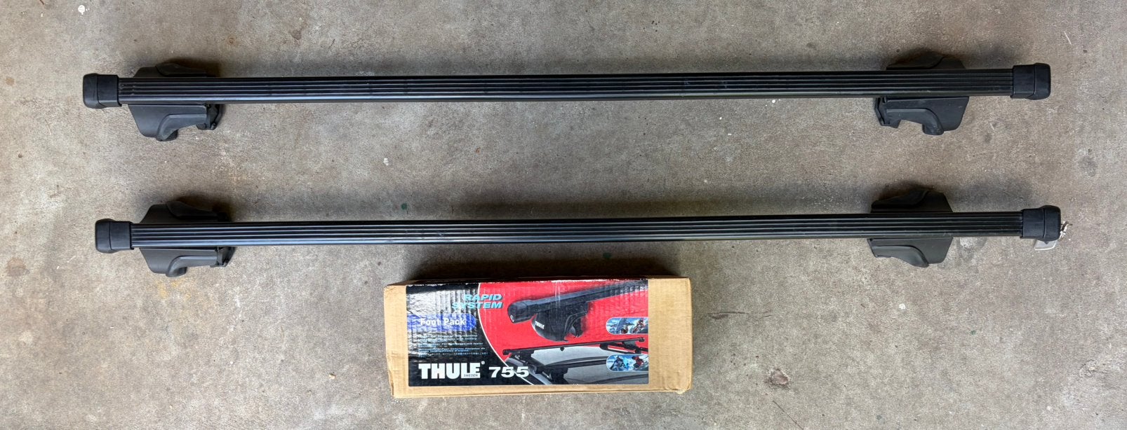Thule 755 dakdragerset, Auto diversen, Ophalen, Zo goed als nieuw
