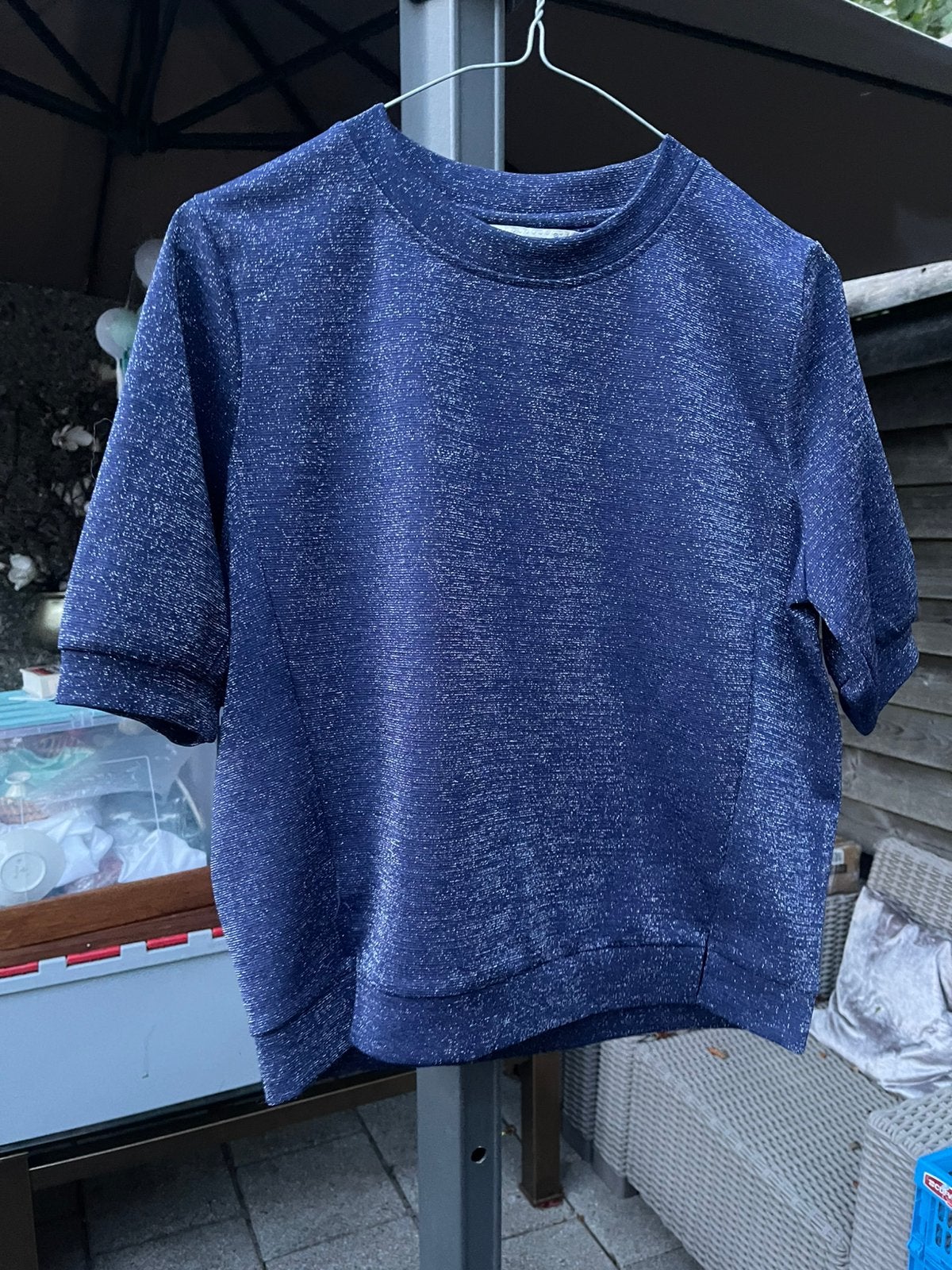 Pom Amsterdam maat 34, Kleding | Dames, Blauw, Ophalen of Verzenden, Zo goed als nieuw, Korte mouw