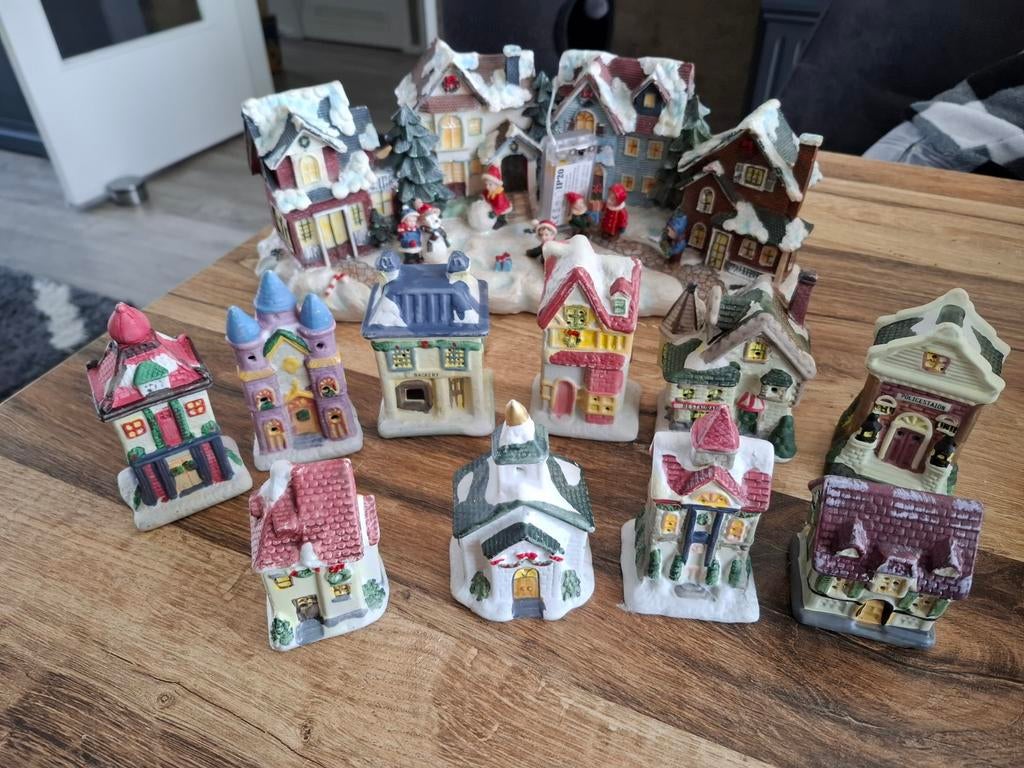Diversen kersthuisjes, Diversen, Ophalen of Verzenden, Gebruikt