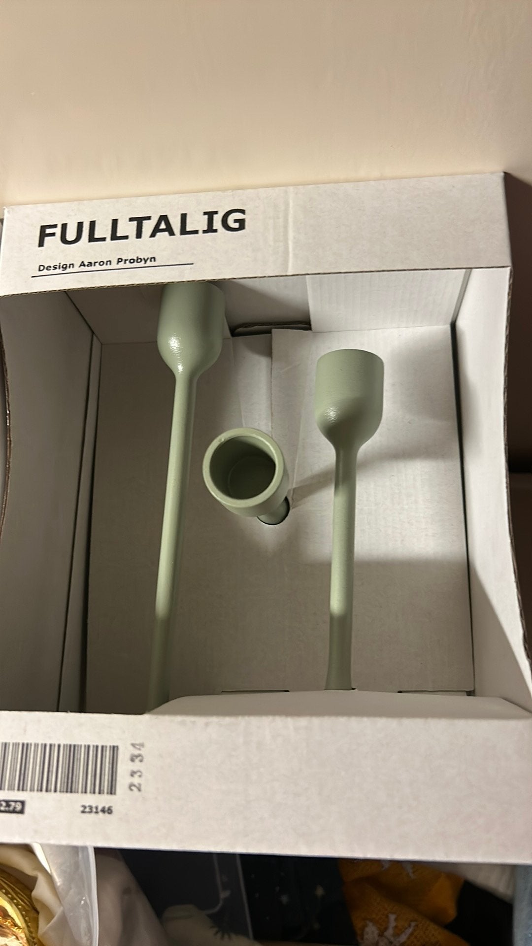 Kandelaars Fulltalig Ikea, Huis en Inrichting, Woonaccessoires | Kandelaars en Kaarsen, Ophalen, IKEA, Nieuw, Metaal