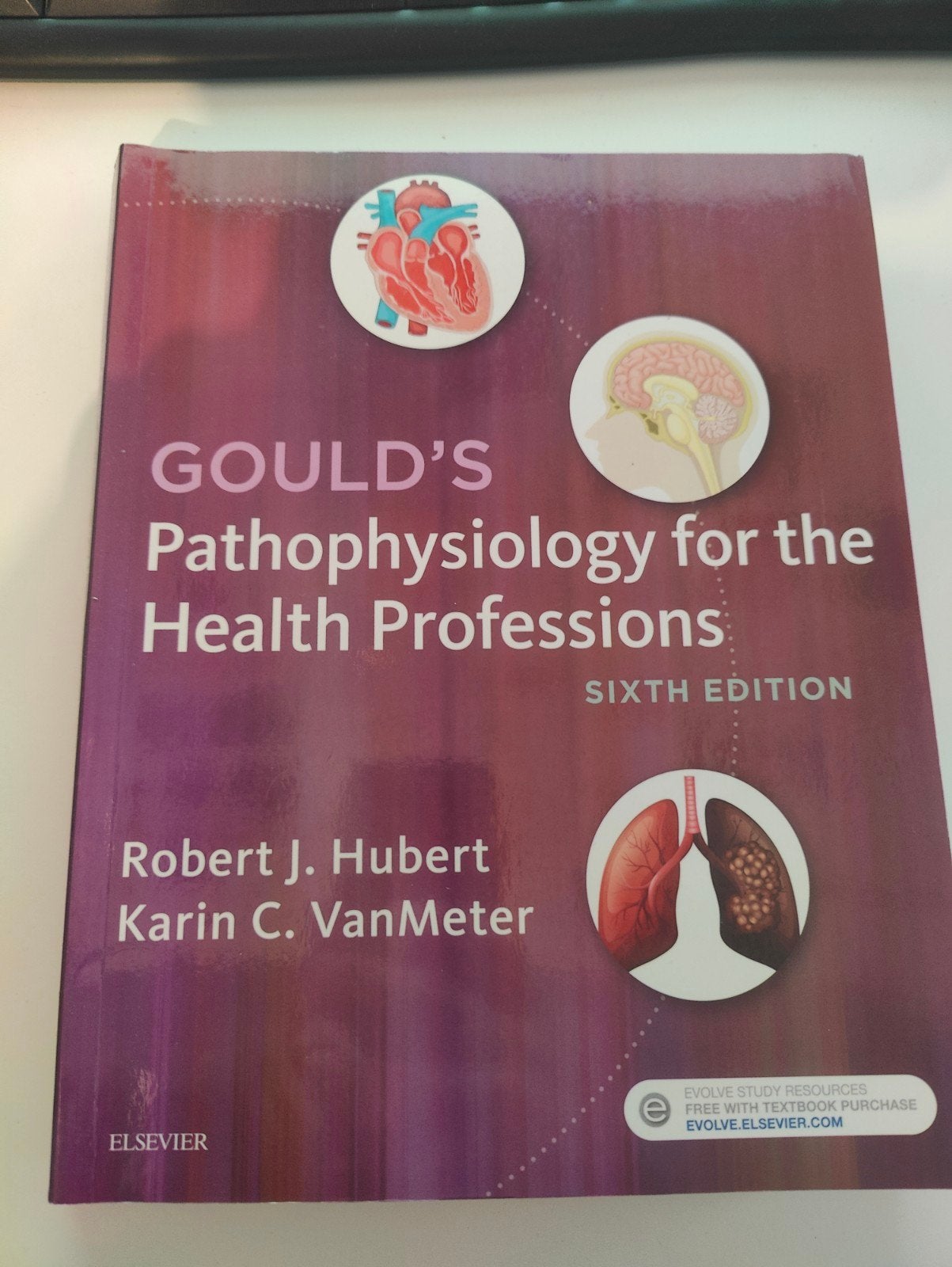 Gould's Pathophysiology for the Health Professions, Zo goed als nieuw, Beta, Robert J. Hubert, Karin C. VanMeter, HBO