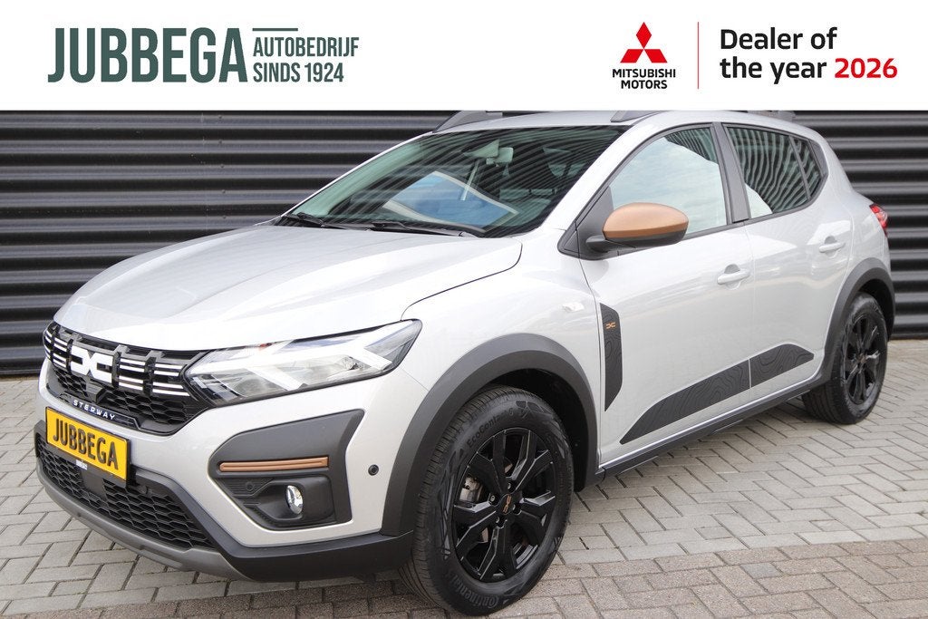 Dacia SANDERO Stepway 1.0 TCe 100 ECO-G Extreme LPG, Trekhaa, Auto's, Voorwielaandrijving, 12 maanden, Gebruikt, Zwart