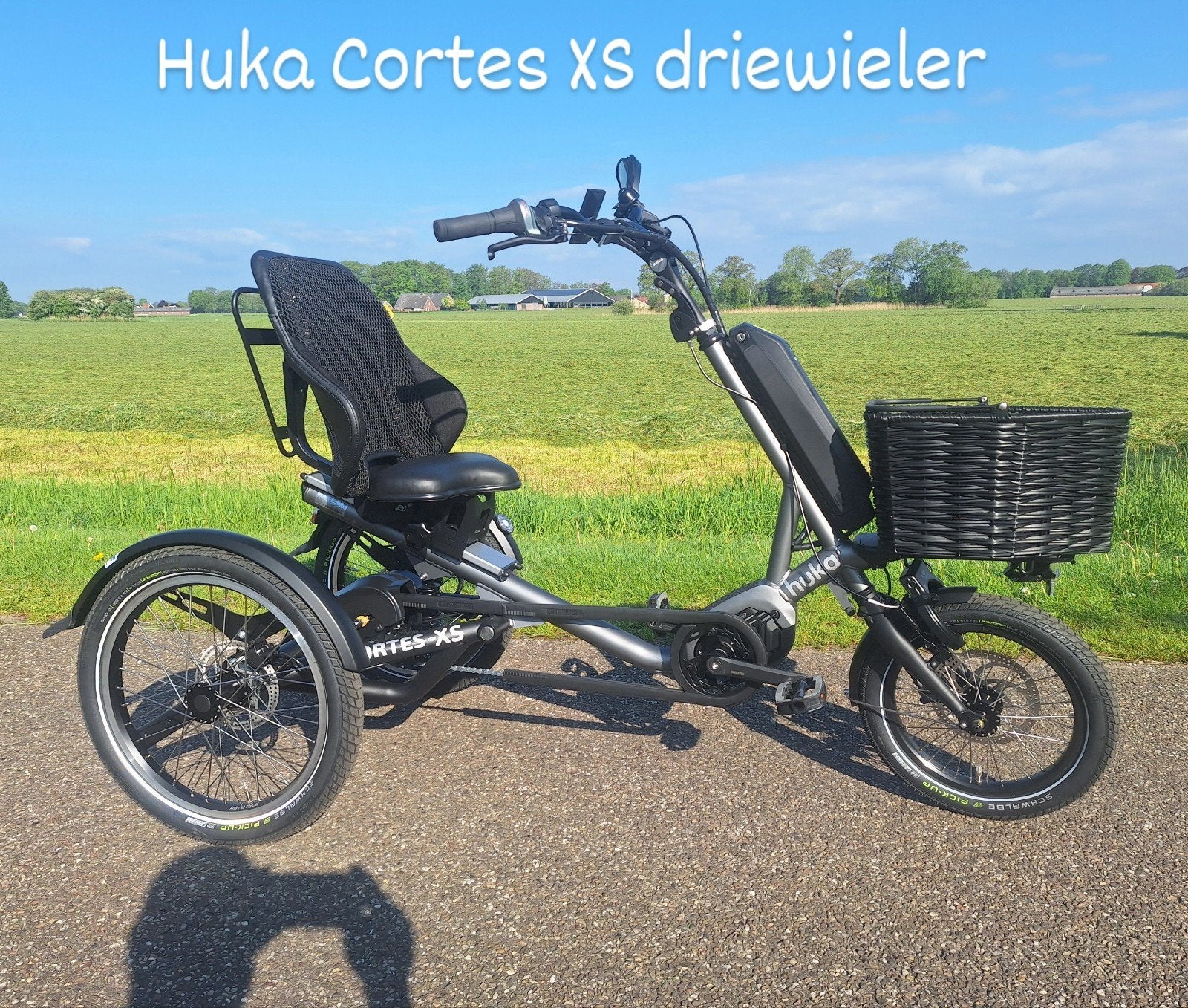 Huka Cortes xs  ----- driewieler uit voorraad leverbaar ----, Fietsen en Brommers, Fietsen | Driewielfietsen, Nieuw, Schijfrem