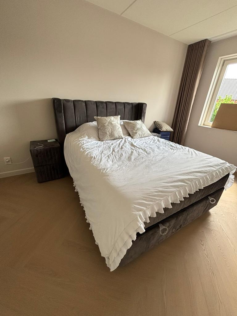 ABC Boxspring 160, Ophalen, Tweepersoons, Zo goed als nieuw, 160 cm