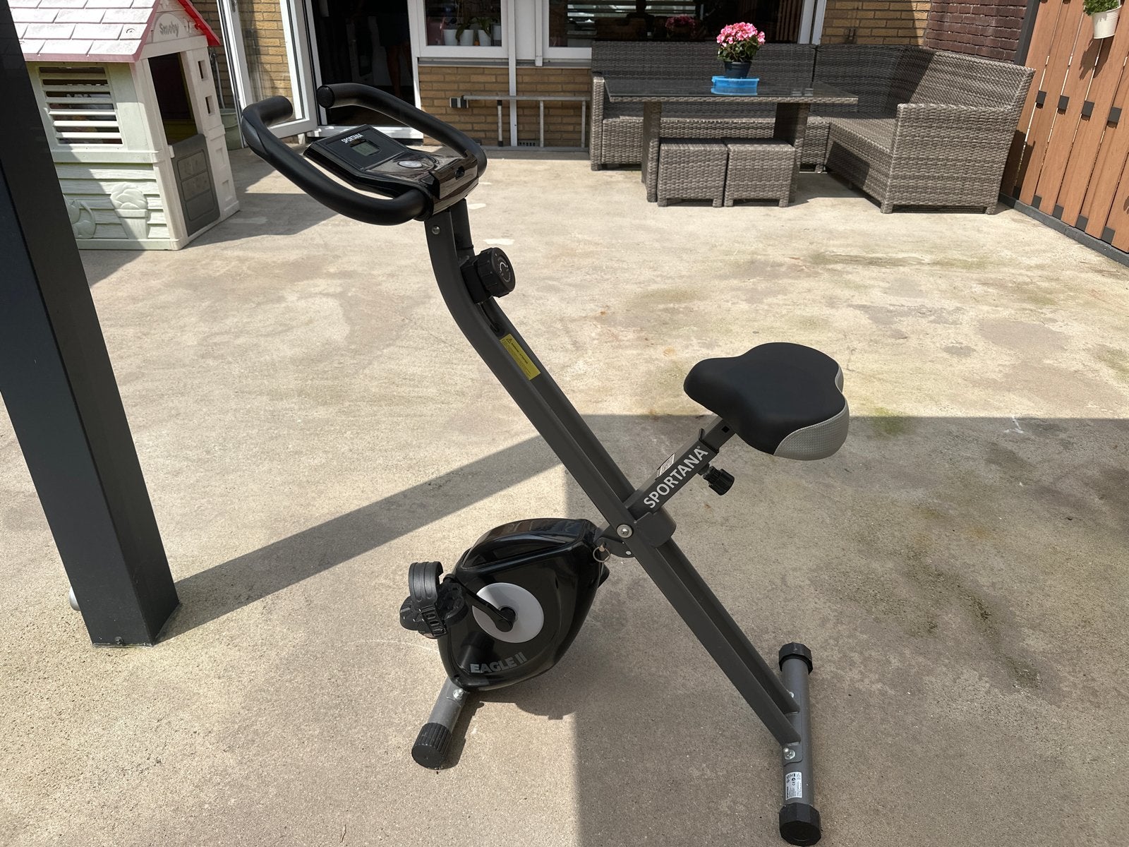 Sportana Hometrainer - Compact en Gebruiksvriendelijk, Ophalen, Gebruikt, Metaal, Benen