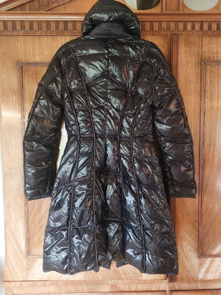 Moncler winterjas, Verzenden, Zwart, Moncler, Zo goed als nieuw