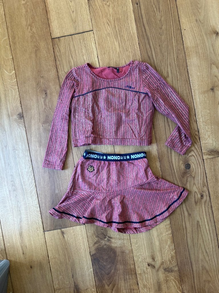 Rok en shirt maat 134-140 Nono, Ophalen of Verzenden, Gebruikt, Meisje