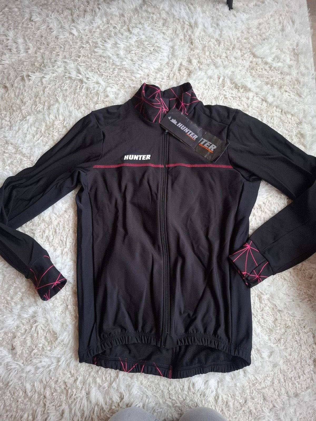 Hunter Thermo Jacket - Maat L - Nieuw met labels, Ophalen of Verzenden, Nieuw, Zwart, Hardlopen of Fietsen
