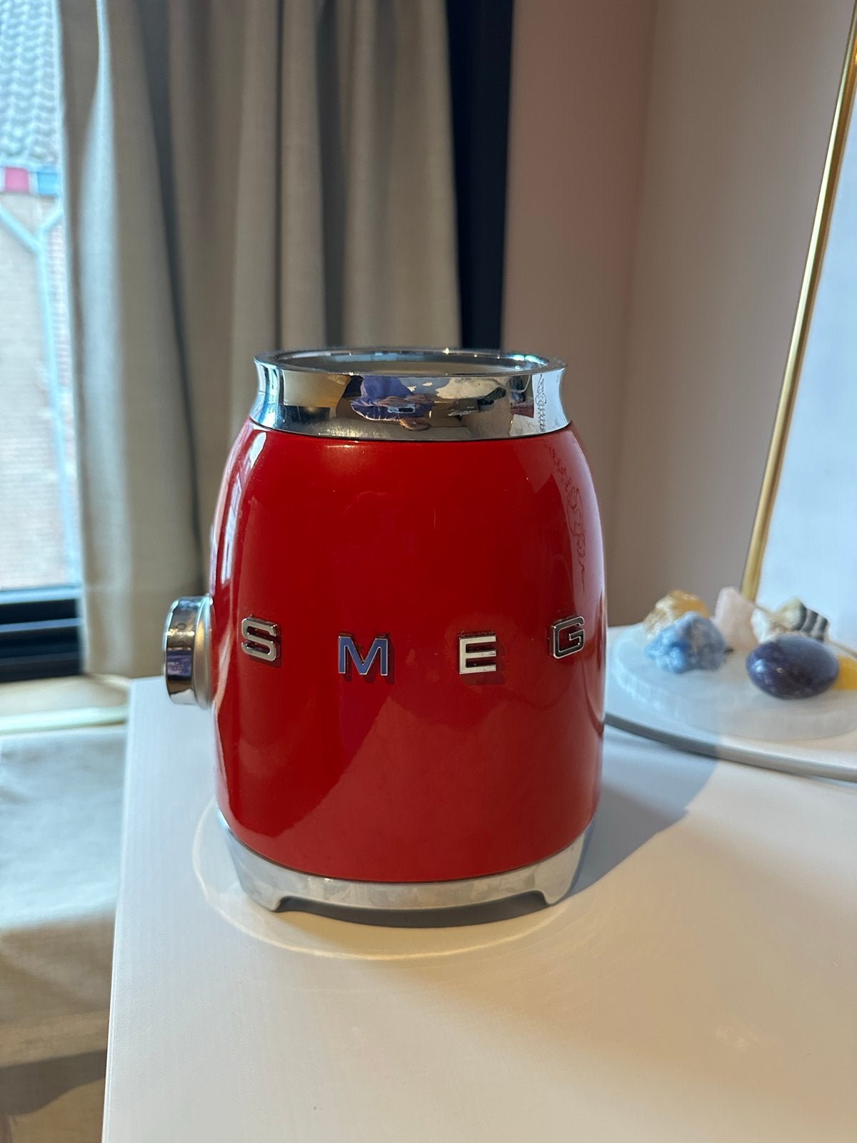 Smeg blender onderstuk - rood (zonder beker), Ophalen, Gebruikt, Blender-accessoire