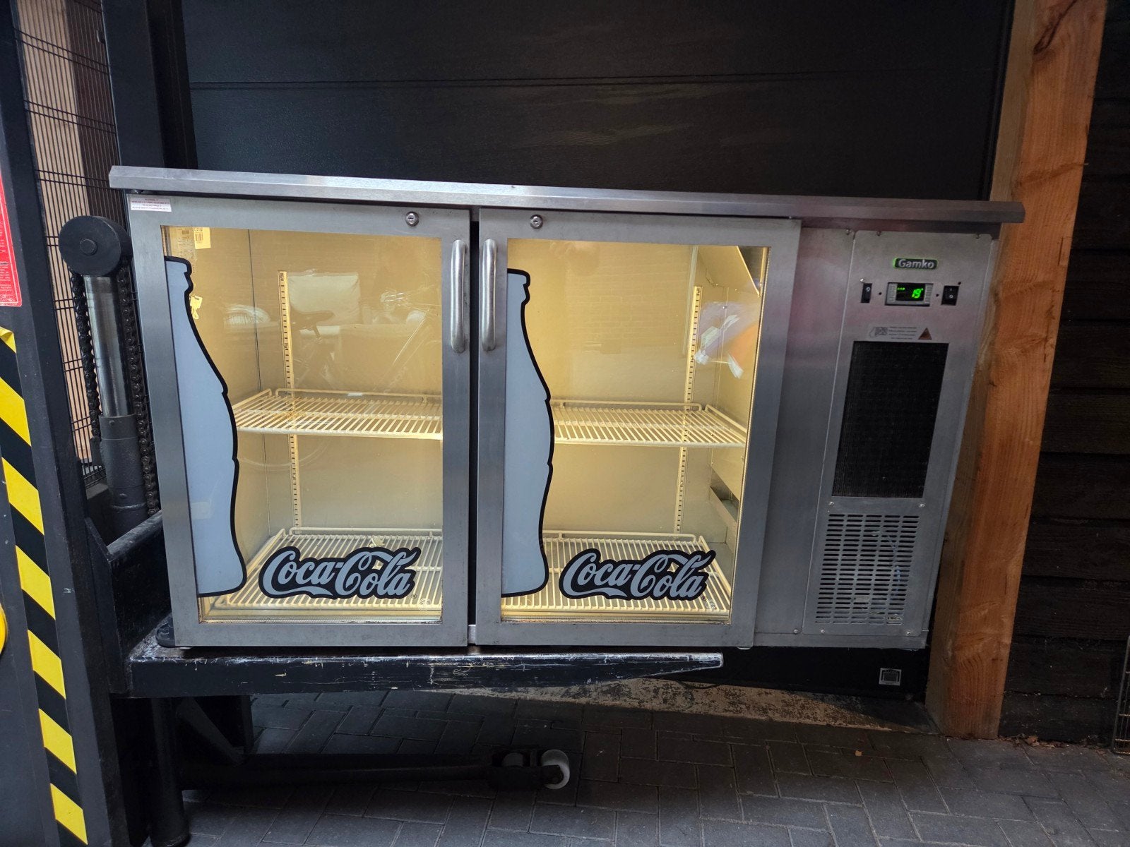 Gamko barkoeling 2 deurs coca cola koelkast horeca mancave, Witgoed en Apparatuur, Ophalen of Verzenden