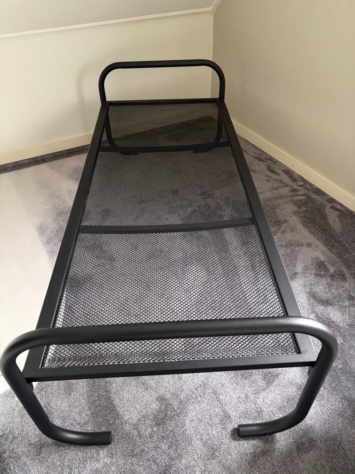 Eén persoons bed inclusief matras in goede staat, Ophalen, Zo goed als nieuw, Eenpersoons, 90 cm
