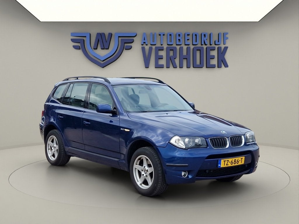 BMW X3 3.0i Executive 232 PK - Trekhaak (bj 2004, automaat), Auto's, Automaat, 232 pk, Gebruikt, Blauw
