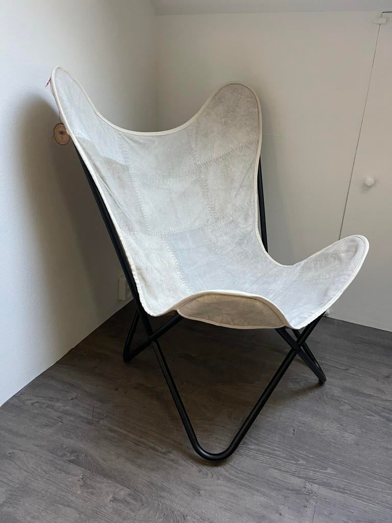 Nieuwe Vlinderstoel in doos - Nordal A/S, Huis en Inrichting, Stoelen, Zwart, Nieuw, Ophalen of Verzenden, Eén