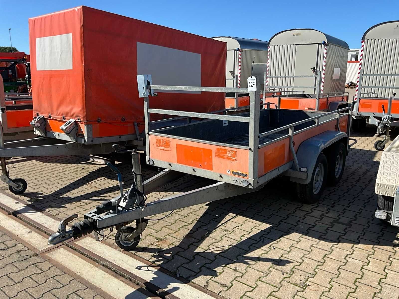 2016 Atec EB2 2-1 Dubbelas aanhangwagen, Gebruikt