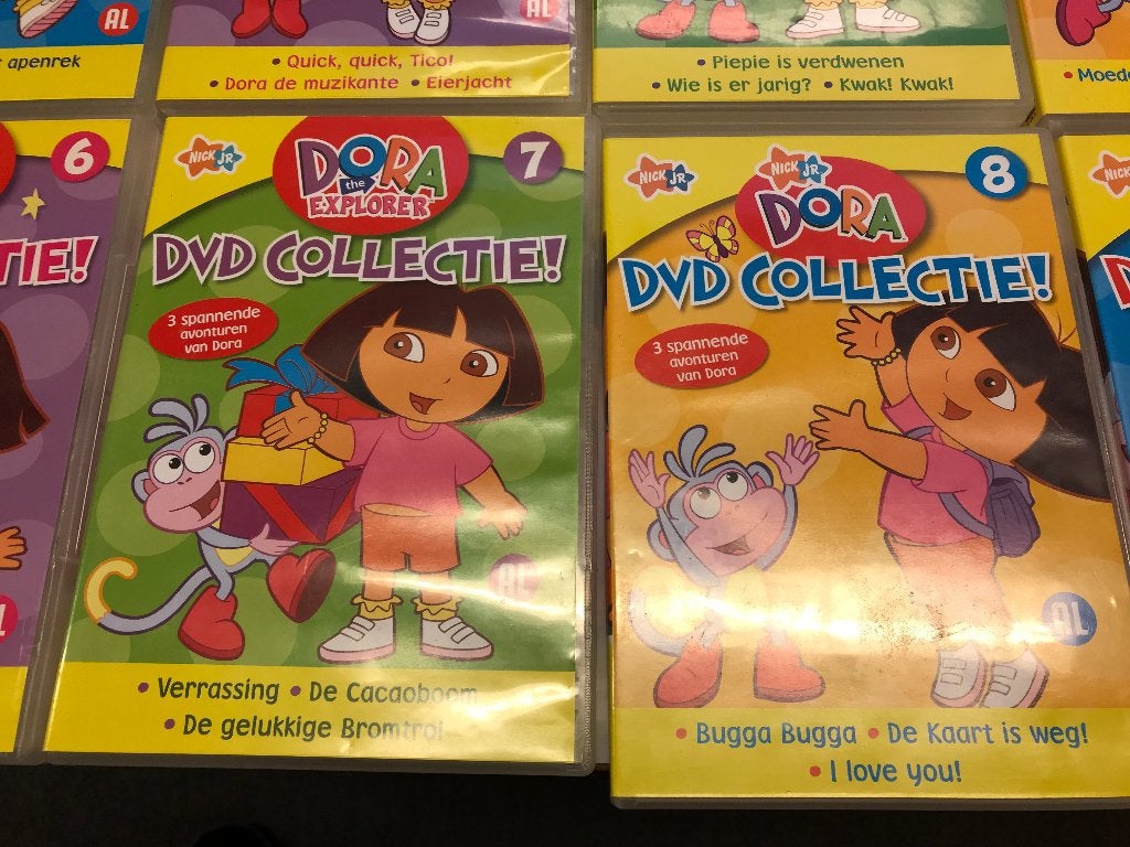 T.K. nog 29 x Dora the Explorer DVD ' s  zie lijst, Alle leeftijden, Ophalen of Verzenden, Gebruikt