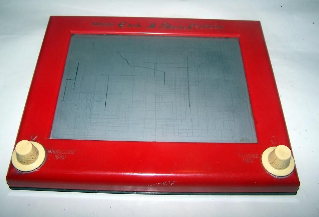 Vintage Etch a Stretch Screen. Igs., Ophalen of Verzenden, Gebruikt