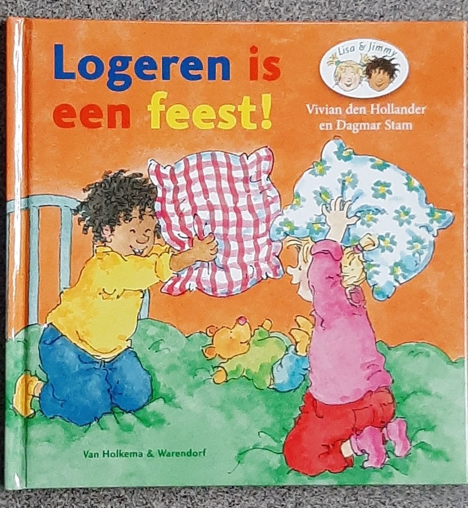 Logeren is een feest! - Vivian den Hollander, Boeken, Ophalen of Verzenden, Nieuw, Vivian den Hollander en Dagmar Stam, Fictie algemeen
