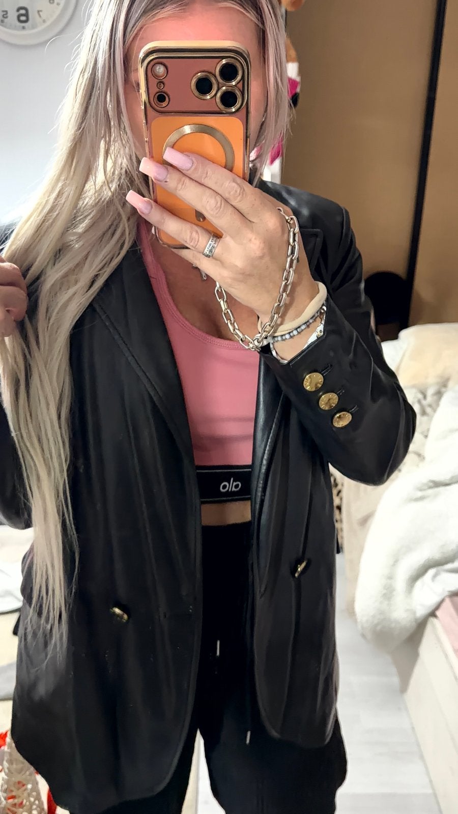Nikkie blazer zwart leer maat 38, Kleding | Dames, Maat 38/40 (M), Verzenden, Zwart, Jasje