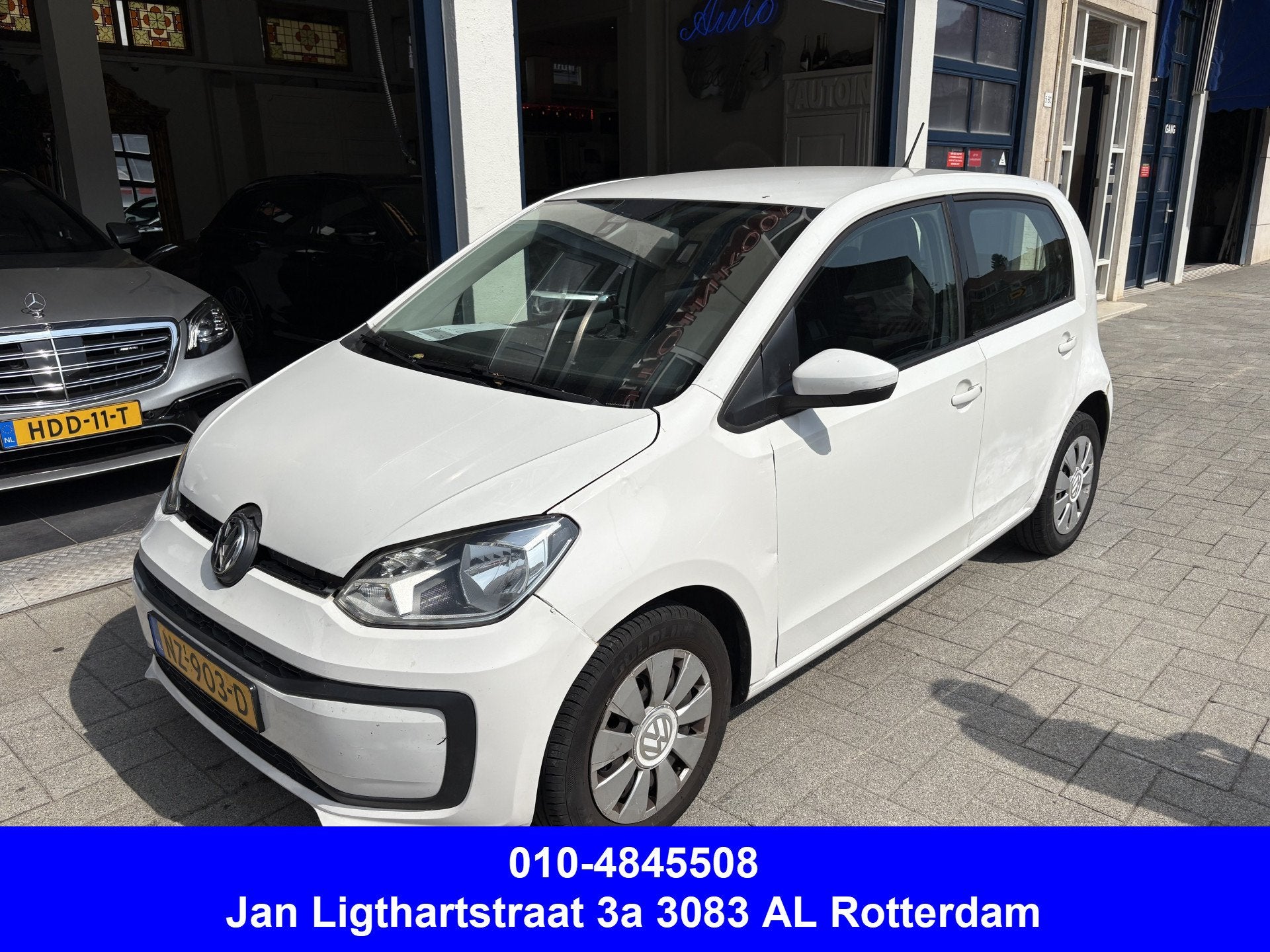Volkswagen up! 1.0 BMT move up! ZIE FOTO'S/AUTOMAAT/AIRCO/CR, Gebruikt, 840 kg, Wit, Origineel Nederlands