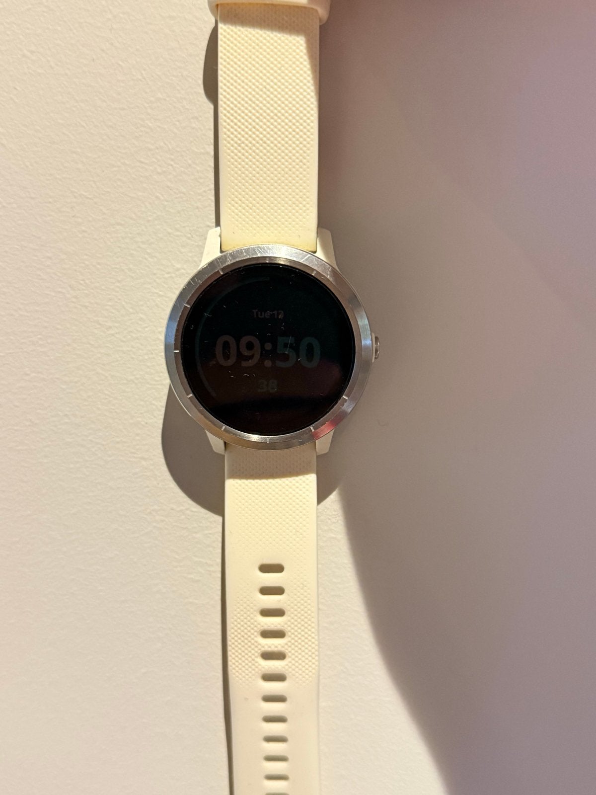 Garmin Vivoactive 3 Smartwatch - Crème/Zilver, Ophalen, Afstand, Wit, Zo goed als nieuw