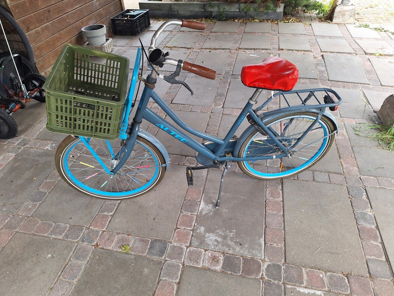 Altec fiets met mand en lage instap, Terugtraprem, 50 tot 53 cm, Ophalen, Overige merken
