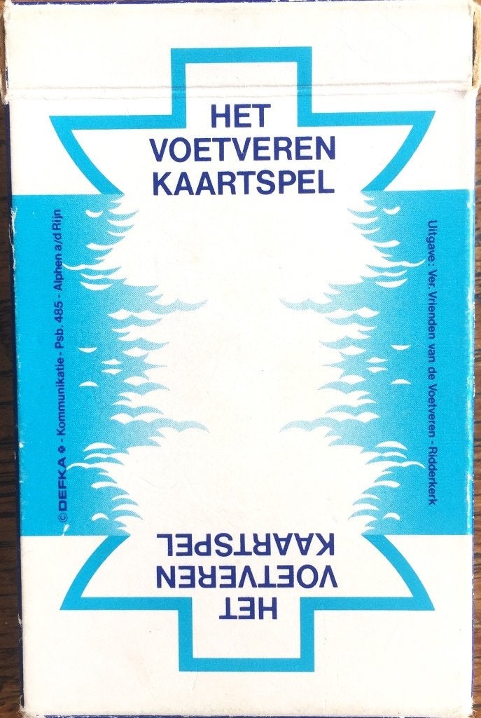 Het Voetveren Kaartspel - Zeldzaam Dek, Ophalen of Verzenden, Zo goed als nieuw, Speelkaart(en)