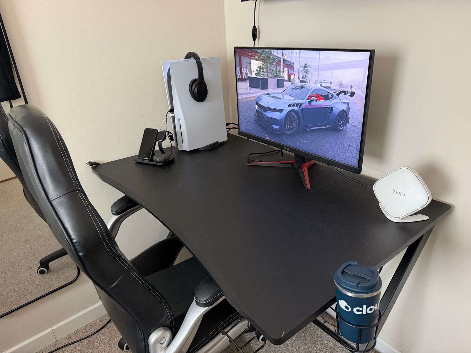 Gaming Setup: Acer Nitro Monitor, Gaming Stoel & Bureau, Gaming, IPS, Full HD, Ophalen of Verzenden