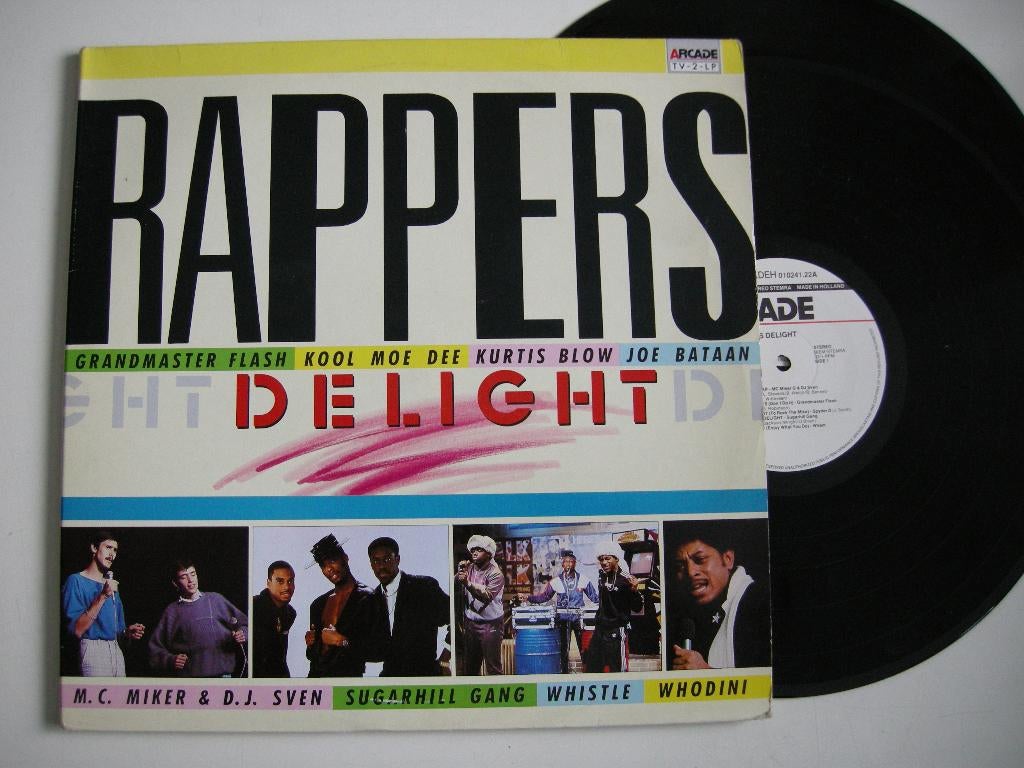 Rappers Delight - 2LP vinyl zgan, Ophalen, 1980 - 1989, Zo goed als nieuw, 12 inch