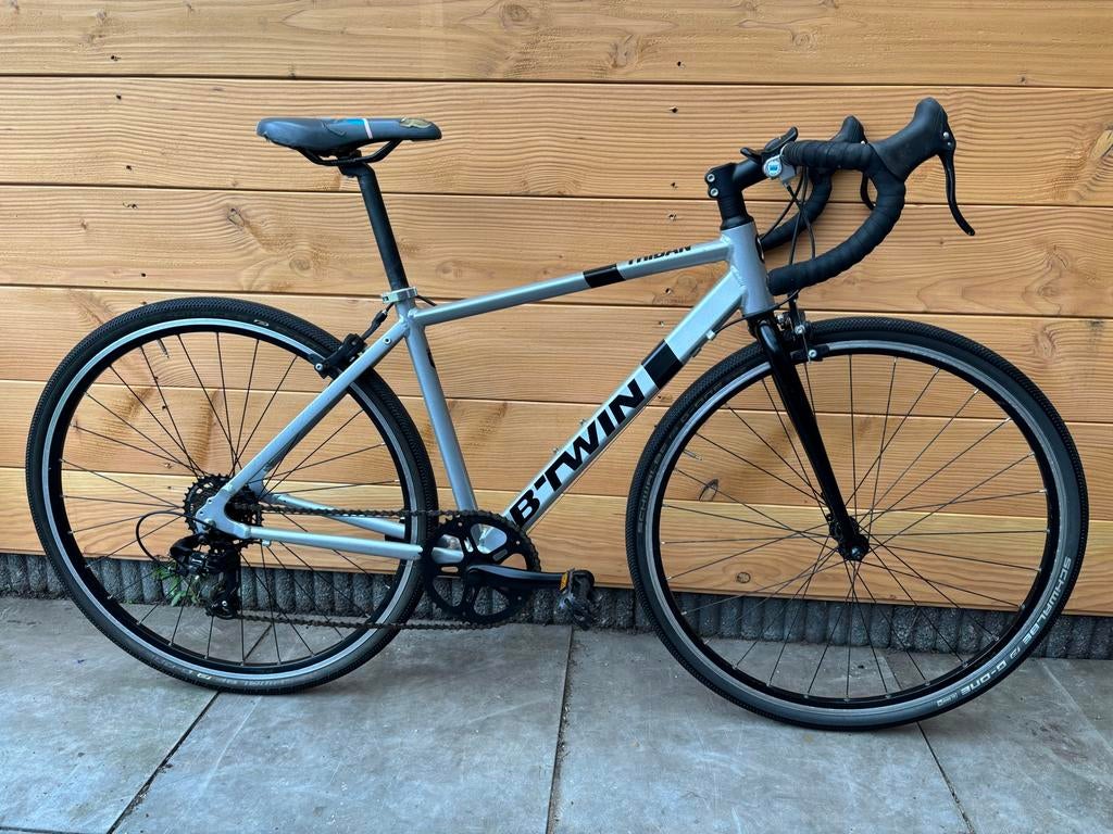 B'TWIN Triban 100 gravelbike/racefiets, Aluminium, Minder dan 49 cm, Zo goed als nieuw, Ophalen