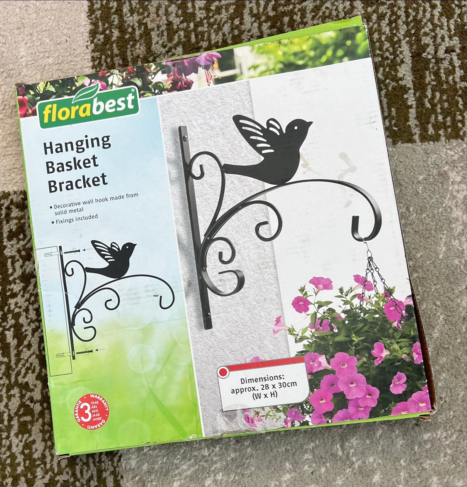 Beugel met Vogel Decoratie ( nieuw), Ophalen of Verzenden, Nieuw, Metaal, Binnen