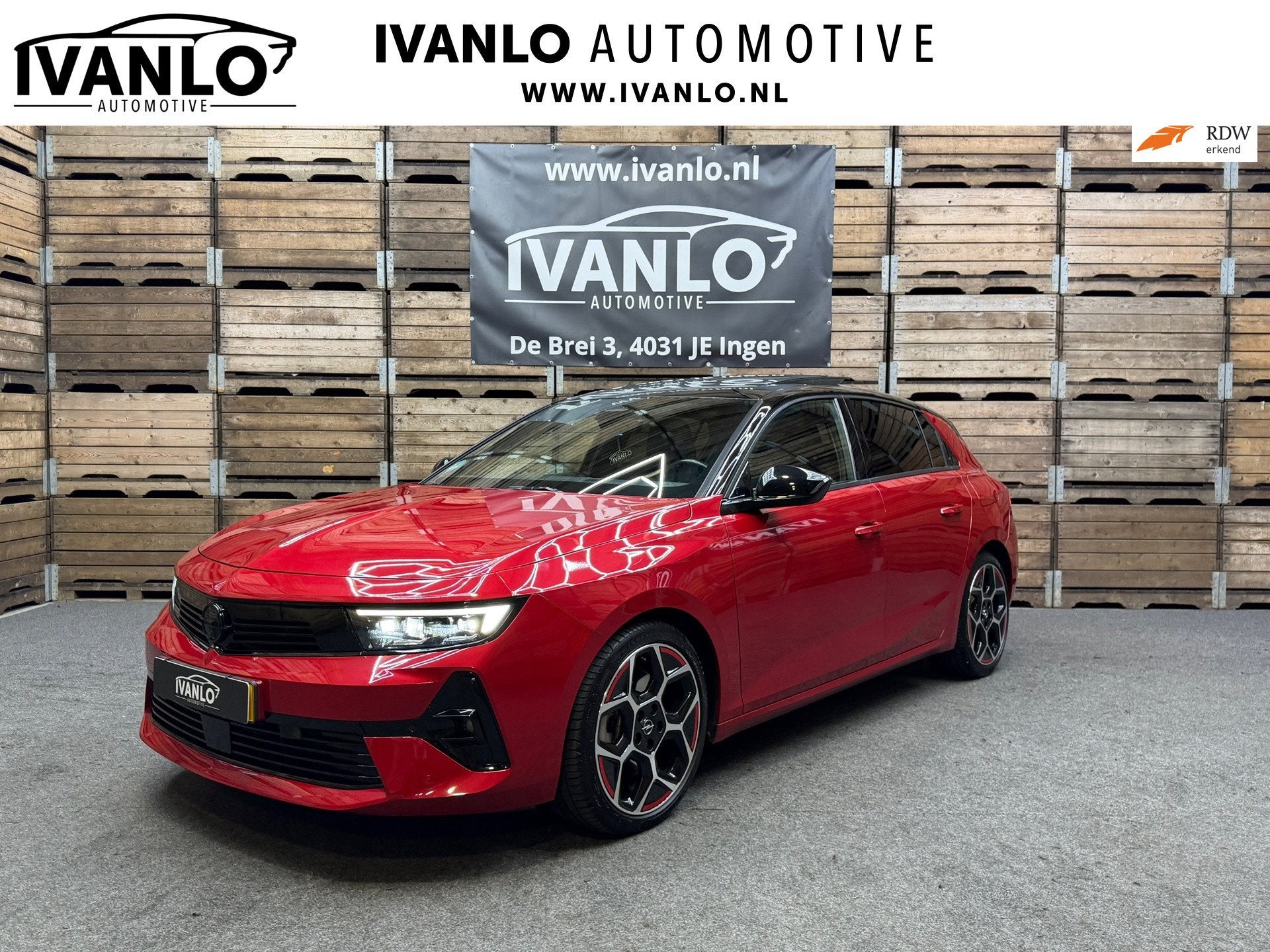 Opel Astra 1.6 Hybrid Edition Pano HUD 360 Clima Navi Carpla, Auto's, Dealer onderhouden, Gebruikt, 4 cilinders, 150 pk