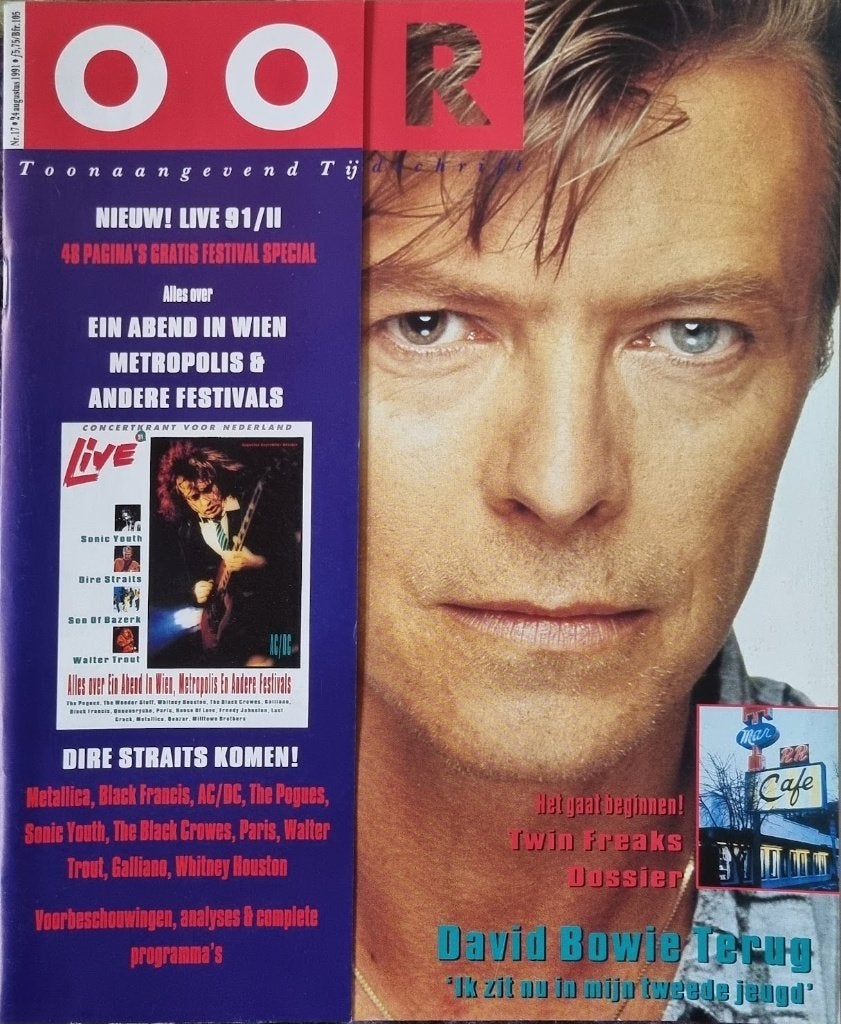 OOR 17-1991 Bowie Twin Peaks Freedy Johnson Metallica Tin Ma, Boeken, Ophalen of Verzenden, Zo goed als nieuw, Muziek, Film of Tv